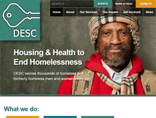 Tablet Screenshot of desc.org